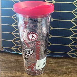 Alabama Crimson Tide Tumbler with Red Lid